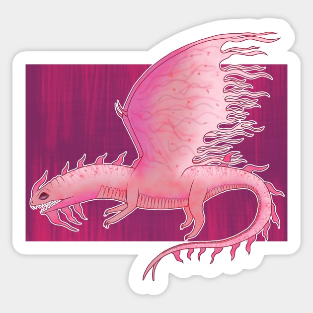 Flare Flightmare Sticker by SageysArtsandDreams